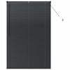 vidaXL Jaluzele venetiene Negru 175 x 110 cm Aluminiu