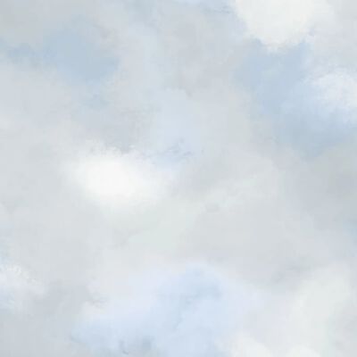 Noordwand Tapet „Good Vibes Paint Clouds”, albastru și gri
