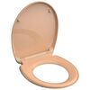 SCH&Uuml;TTE Scaun de toaletă cu &icirc;nchidere silențioasă BEIGE, duroplast