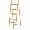 vidaXL Scară dublă pentru prosoape cu 5 trepte din bambus 50 x 160 cm