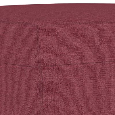 vidaXL Taburet, roșu vin, 60x50x41 cm, material textil