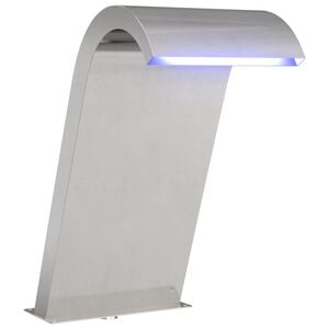 vidaXL F&acirc;nt&acirc;nă pentru Piscină Argintiu 47 x 31 x 60 cm Oţel inoxidabil