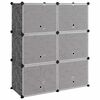 vidaXL Suport de pantofi, negru, 84,5x31x93,5 cm, PP