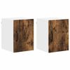 vidaXL Dulap de bucătărie Kalmar 2 pcs Stejar fumuriu 30 x 31 x 40 cm