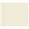 vidaXL Ecran de balcon Crem 100 x 400 cm Material Oxford