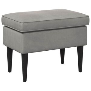 vidaXL Taburet Gri deschis 55 x 35 x 41 cm Catifea