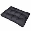 vidaXL Perna pentru canapea pe palet 13 pcs Negru 120 x 80 x 10 cm