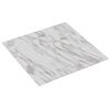 vidaXL Plăci de pardoseală autoadezive Alb și maro 30,5 x 30,5 cm