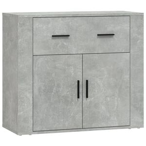 vidaXL Dulap, gri beton, 80x33x70 cm, lemn prelucrat
