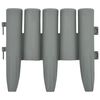 vidaXL Borduri de gazon, 36 buc., gri, 10 m, PP