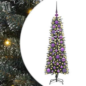 vidaXL Brad de Crăciun artificial Verde 120 cm PVC și Plastic și Oțel