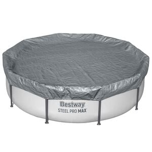 Bestway Husă pentru piscină &Oslash;3,05 m Rotund Poliester Gri