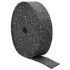 vidaXL Rola de granule de cauciuc Negru 2000 x 12 x 0,6 cm Cauciuc