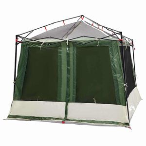 vidaXL Cort interior 6 persoană Verde tafta