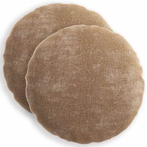 vidaXL Husă pentru pernă 2 buc. HEERLEN Maro &Oslash; 50 cm Țesătură Chenille