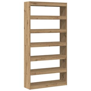 vidaXL Dulap pentru cărți 6 niveluri 100 x 30 x 198 cm Lemn prelucrat