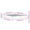 vidaXL Cadru de pat, stejar fumuriu, 120x200 cm, lemn prelucrat