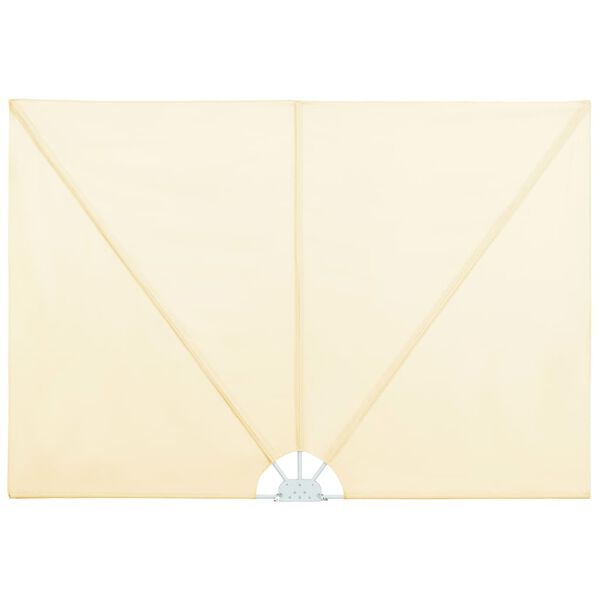 vidaXL Copertină laterală pliabilă de terasă, crem, 240x160 cm