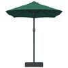 vidaXL Parasol de Grădină Verde 385 x 209 x 244 cm Poliester