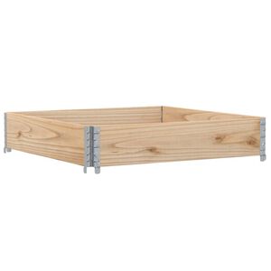 vidaXL Jardinieră de grădină, 100 x 100 cm, lemn masiv de pin