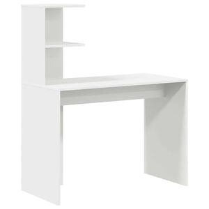 vidaXL Birou Alb 102 x 50 x 124 cm Lemn prelucrat