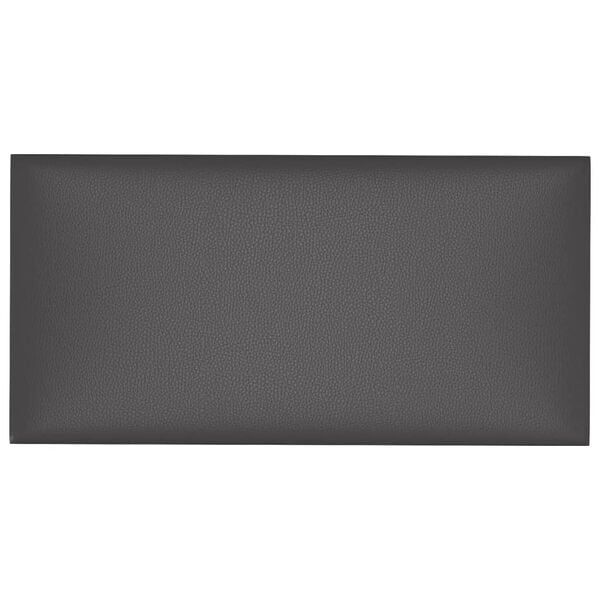 vidaXL Panouri de perete 12 buc. gri 60x30 cm piele ecologică 2,16 m²