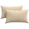 vidaXL Perne pentru canapea 2 buc. țesătură Crem 50 x 30 cm