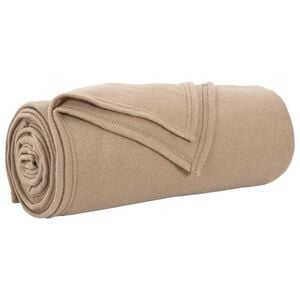 vidaXL Pături de aruncat 24 buc. Culoare Cămilă 170 x 130 cm 8.06 kg