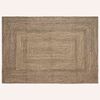 vidaXL Covor de zonă Natural și Negru 160 x 230 cm Iută