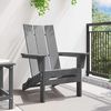 vidaXL Scaun pliabil Adirondack Gri deschis 74.5 x 80.5 x 90 cm HDPE