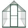 vidaXL Sere cu cadru de bază, verde, 445x169x195 cm, aluminiu