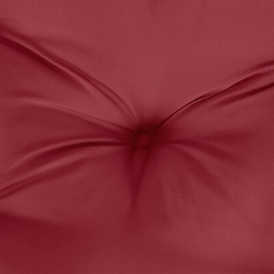 vidaXL Pernă de paleți, roșu vin, 50x40x12 cm, material textil