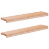 vidaXL Pervazuri 2 buc. natural 70 x 20 x 2 cm Lemn de fag masiv