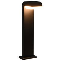 vidaXL Lampă LED pentru exterior, negru, 9 W, oval