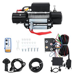 vidaXL Troliu electric, 12 V, 5909 kg