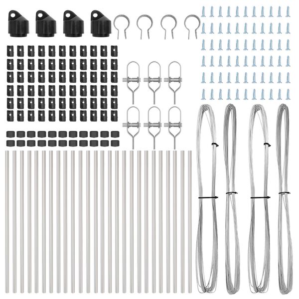 vidaXL Stâlp de gard. Altele 26 pcs Gri 3,2 x 3,2 x 100 cm Oțel