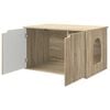 vidaXL Casa pentru pisici Sonoma 85 x 55 x 50,5 cm Lemn compozit