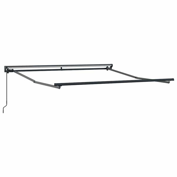 vidaXL Cortina Retractabilă Manual Gri deschis 300 x 250 cm