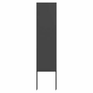 vidaXL Ecran de intimitate pentru grădină Traforaj Negru 32 x 140 cm