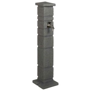 vidaXL Cisterna de grădină Antracit 26 x 26 x 101 cm PE