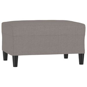 vidaXL Taburet, gri taupe, 70x55x41 cm, material textil