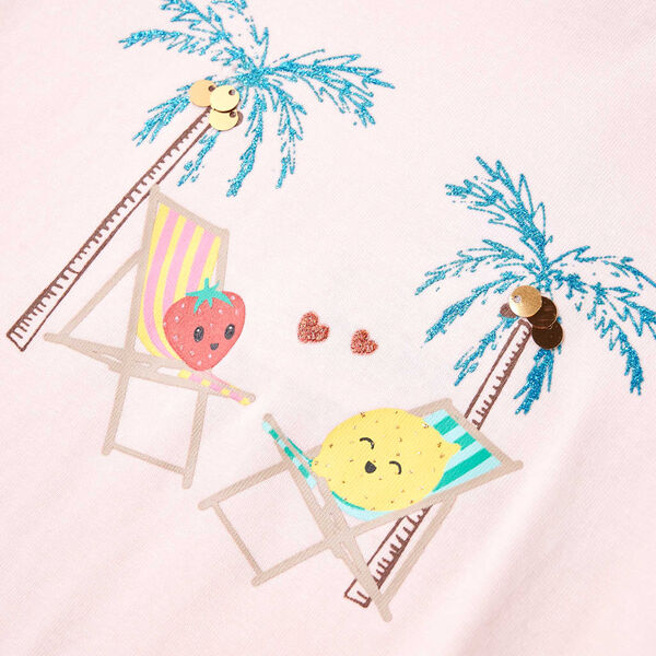 Tricou pentru copii, roz deschis, 116