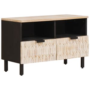 vidaXL Cabinet TV cu sertar Finisaj Alb Spălat 70 x 33,5 x 46 cm