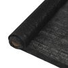 vidaXL Plasă protecție vizuală, negru, 1x10 m, HDPE