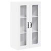 vidaXL Dulap de sticlă pentru perete PORTO Alb 60 x 31 x 100 cm