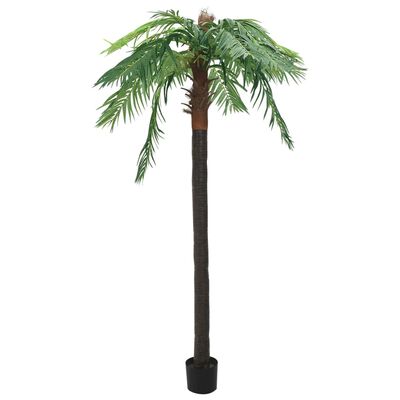 vidaXL Plantă artificială palmier phoenix cu ghiveci, verde, 305 cm