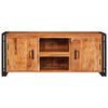 vidaXL Cabinet TV cu raft Maro 120 x 33 x 50 cm lemn masiv de acacia