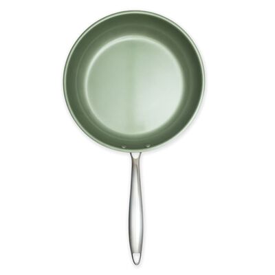 Just Vegan Tigaie ECO „CeraVegan” 28 cm, verde, oțel inoxidabil