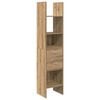 vidaXL Dulap pentru cărți stejar artizanal 40 x 35 x 180 cm