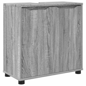 vidaXL Cabinet pentru chiuvetă de baie Gri Sonoma 60 x 30 x 60 cm